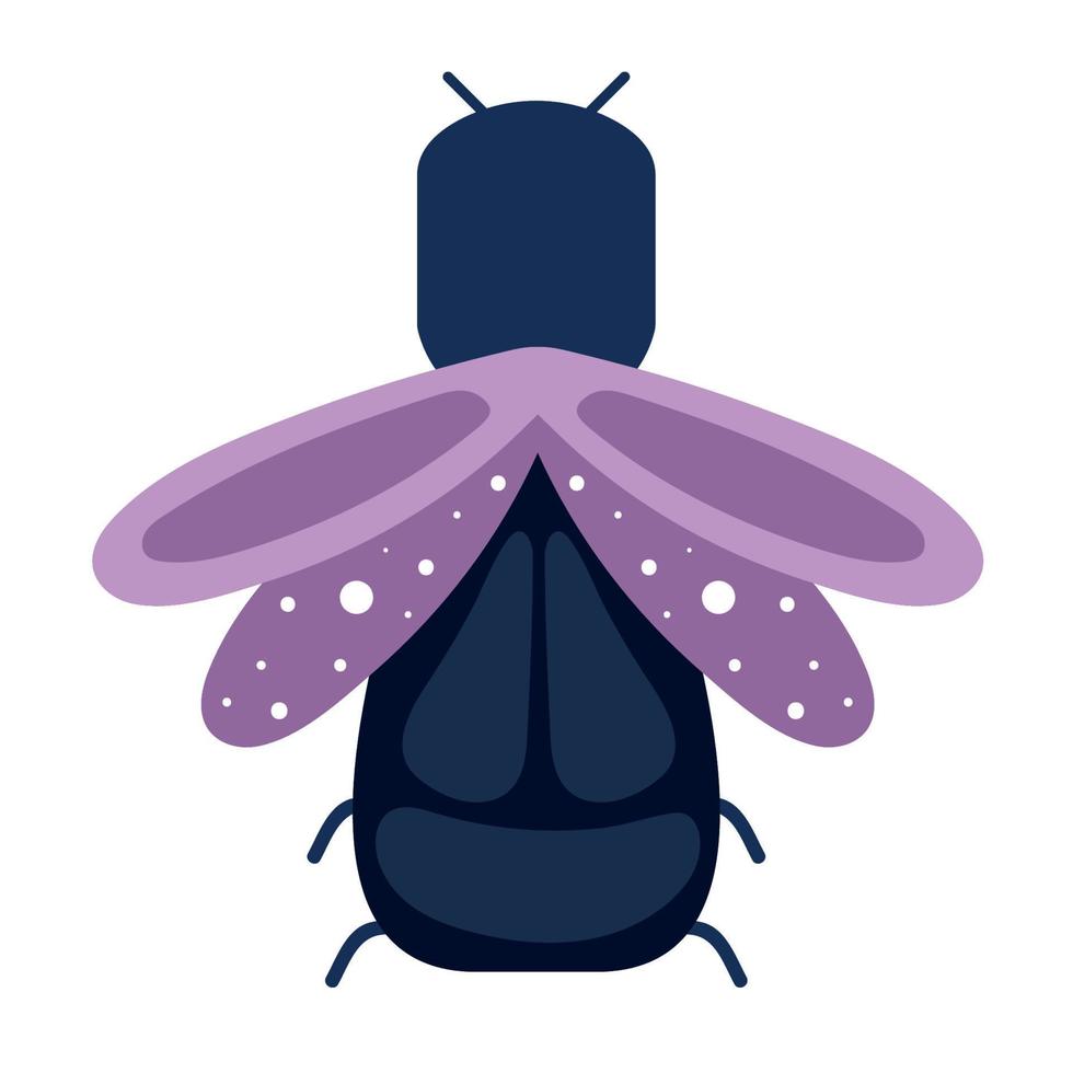 bug icon isolated vector