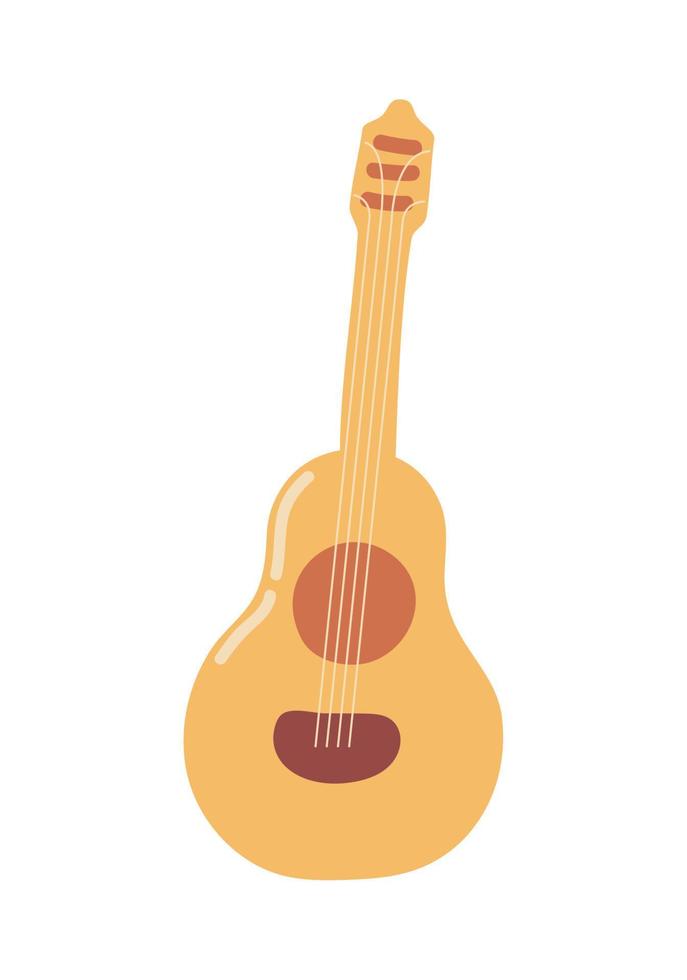 instrumento musical de guitarra vector