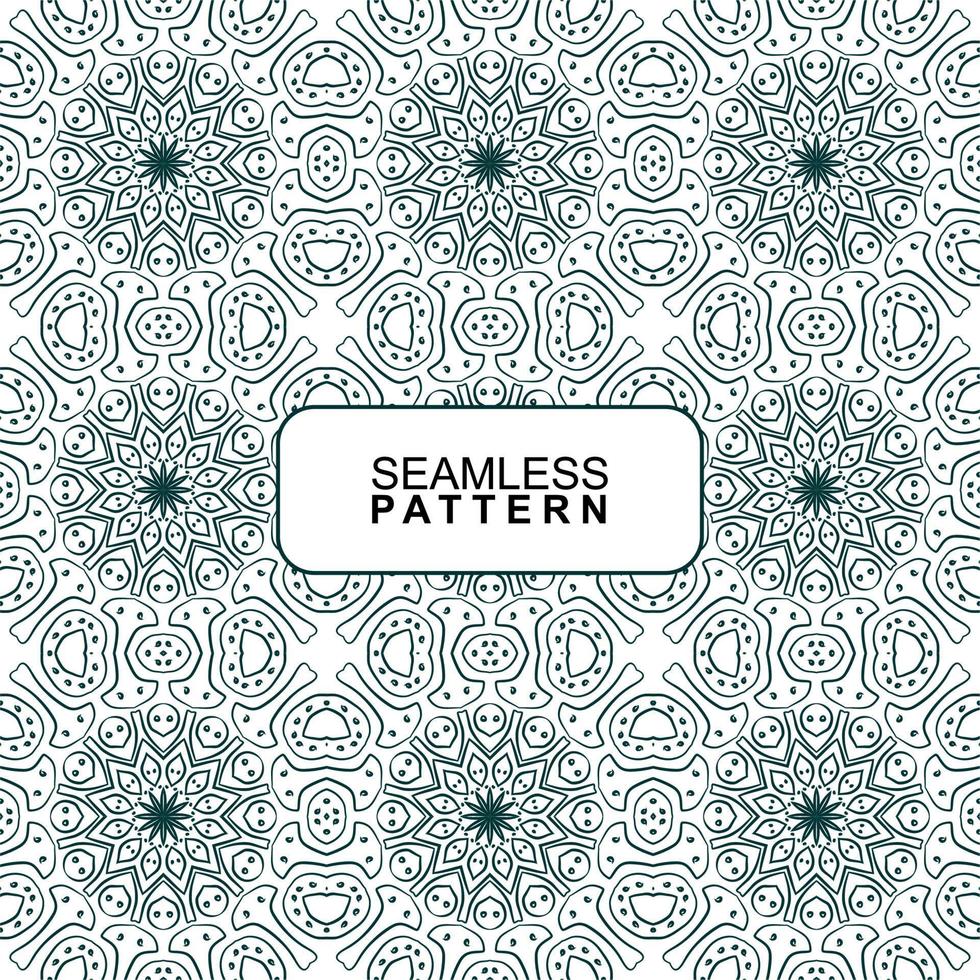 Seamless pattern. Vector Illustration, Mandala.