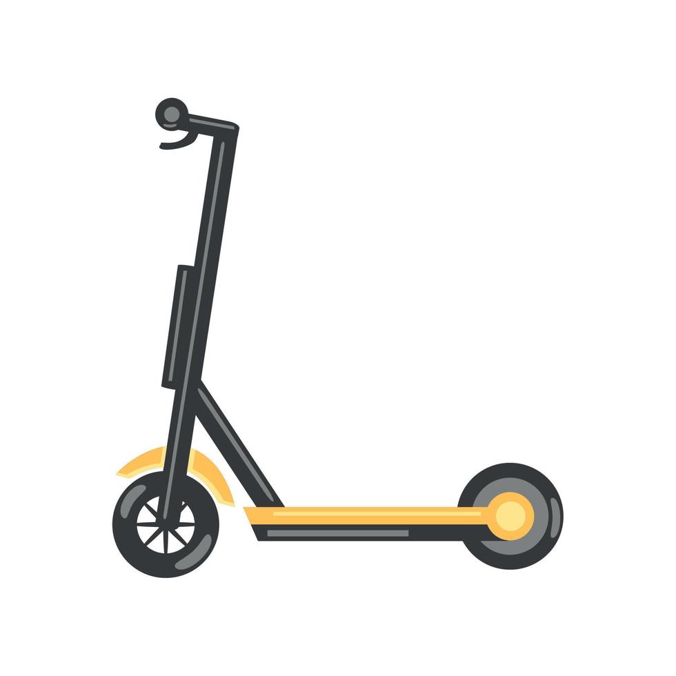 kick scooter transport vector