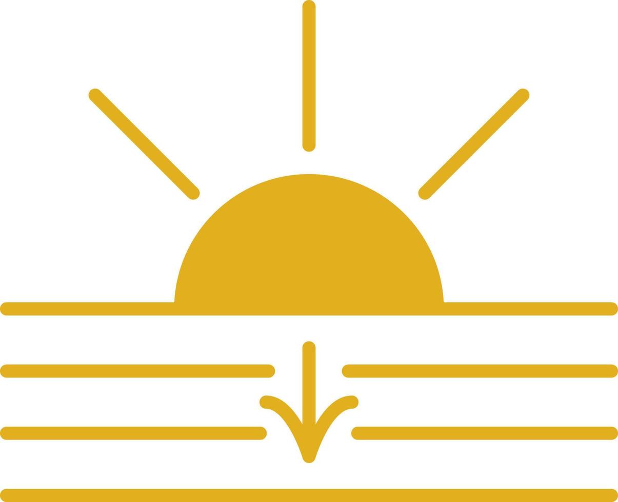 Hot Sundown, illustration, on a white background. vector