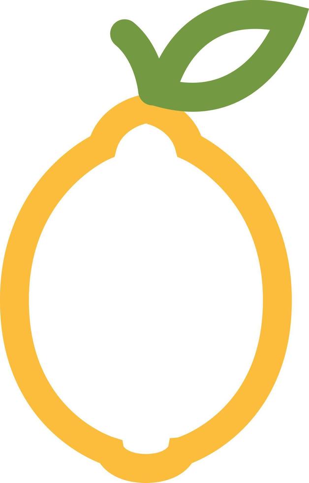 Sour lemon, illustration, on a white background. vector