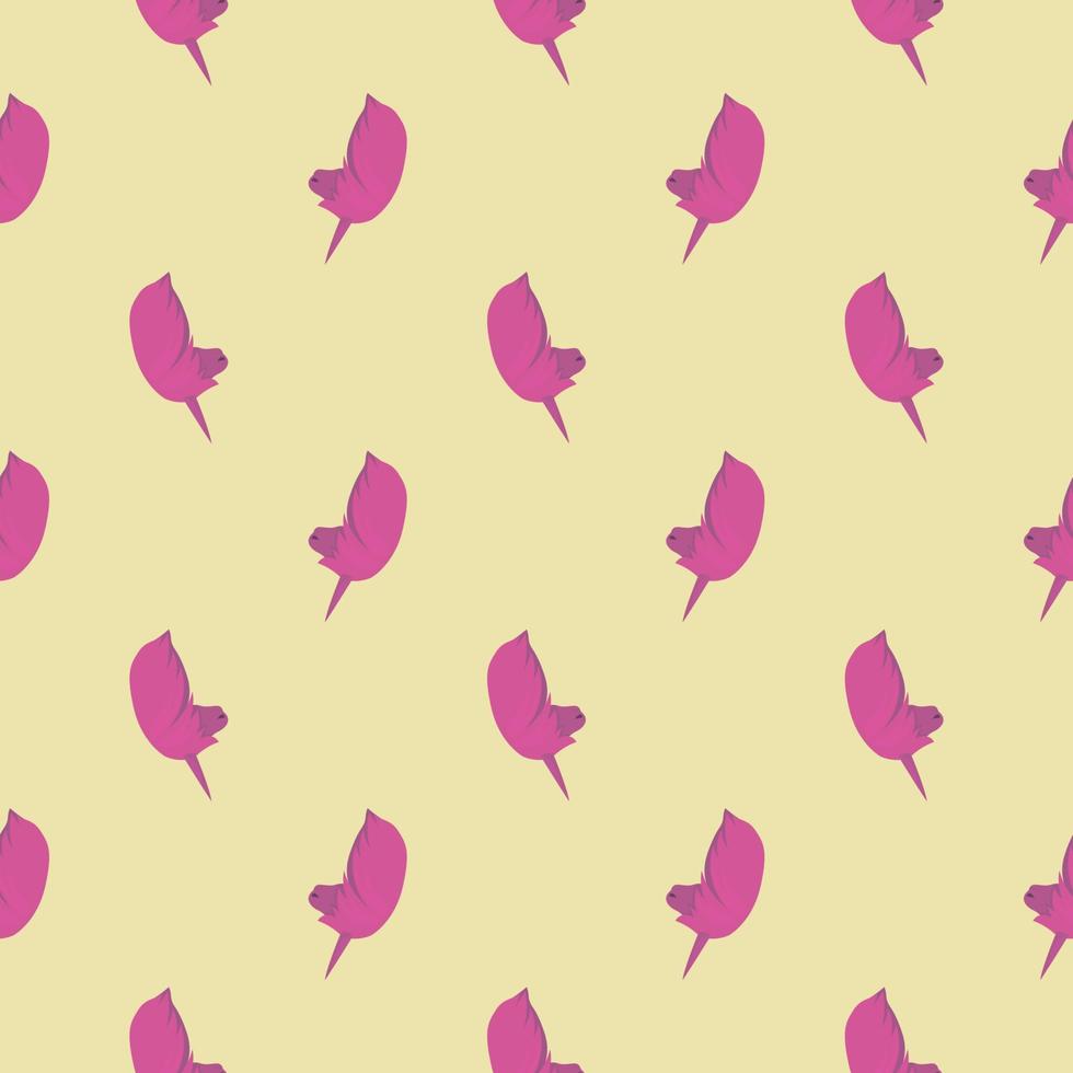 Pink unicorn head,seamless pattern on pastel background. vector