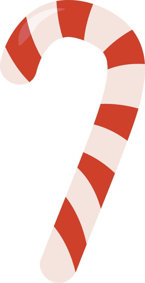 Candy cane, illustration, vector on white background. 13817525 Vector