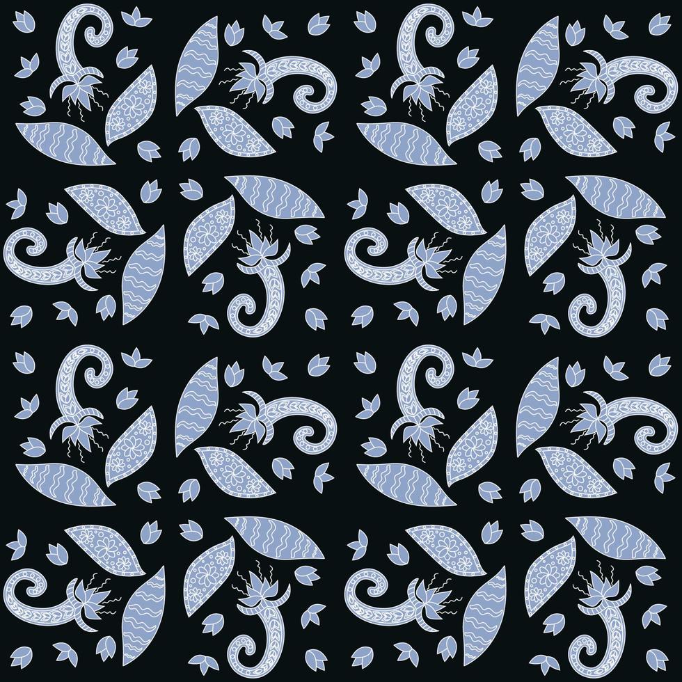 Seamless pattern based on an ornament with a Paisley bandana print in delicate pastel colors, scarf around the neck, print on fabric, wallpaper vector