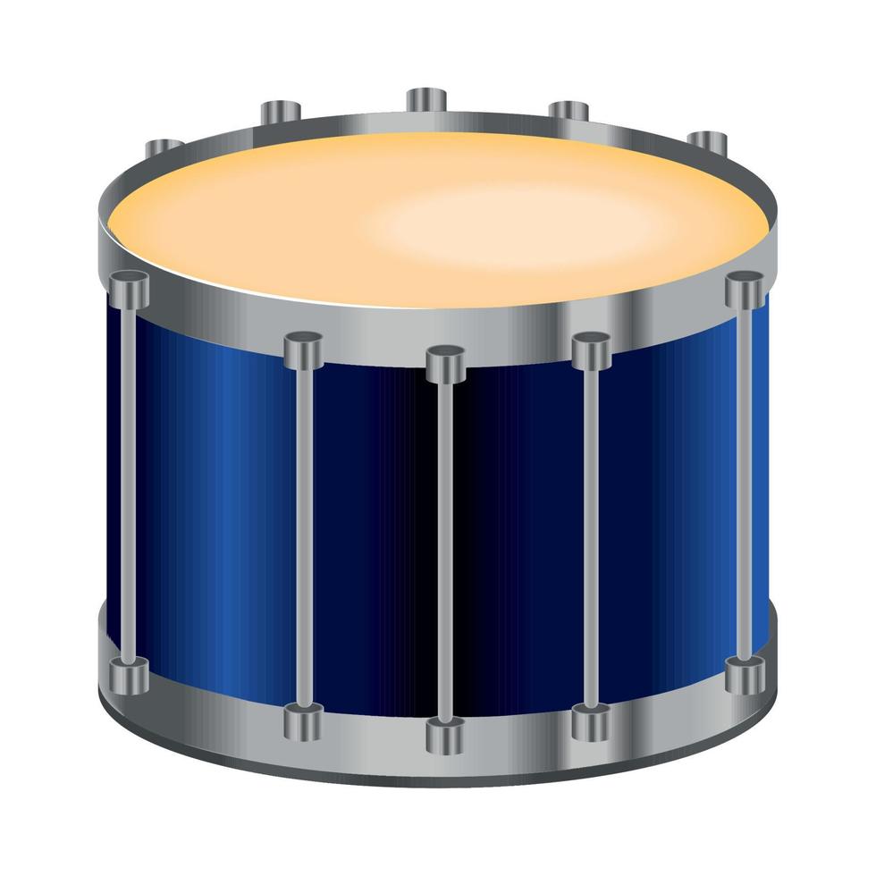 instrumento musical de tambor vector