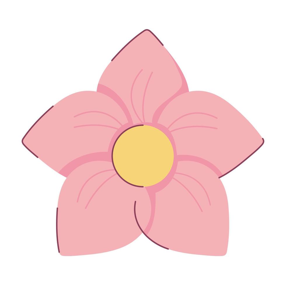 sakura flower icon vector