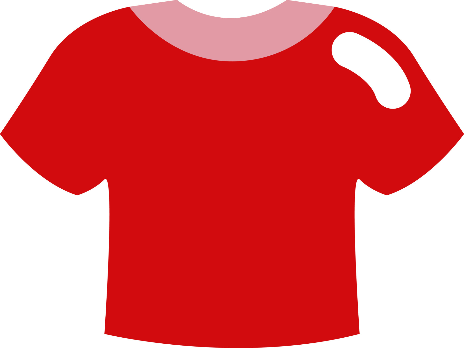 camiseta roja, ilustración, vector sobre fondo blanco. 13818162 Vector