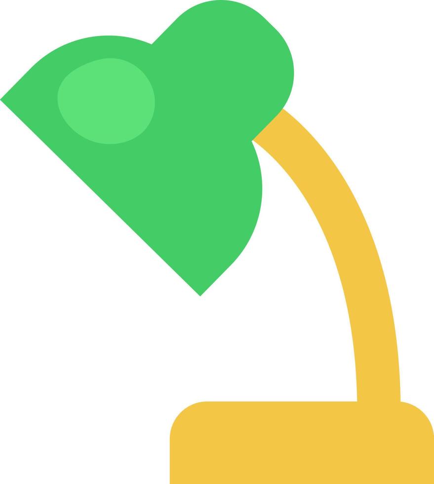 Workplace lamp, illustration, vector on a white background.