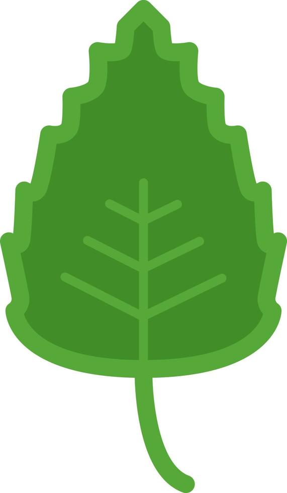 Forest leaf, illustration, on a white background. vector