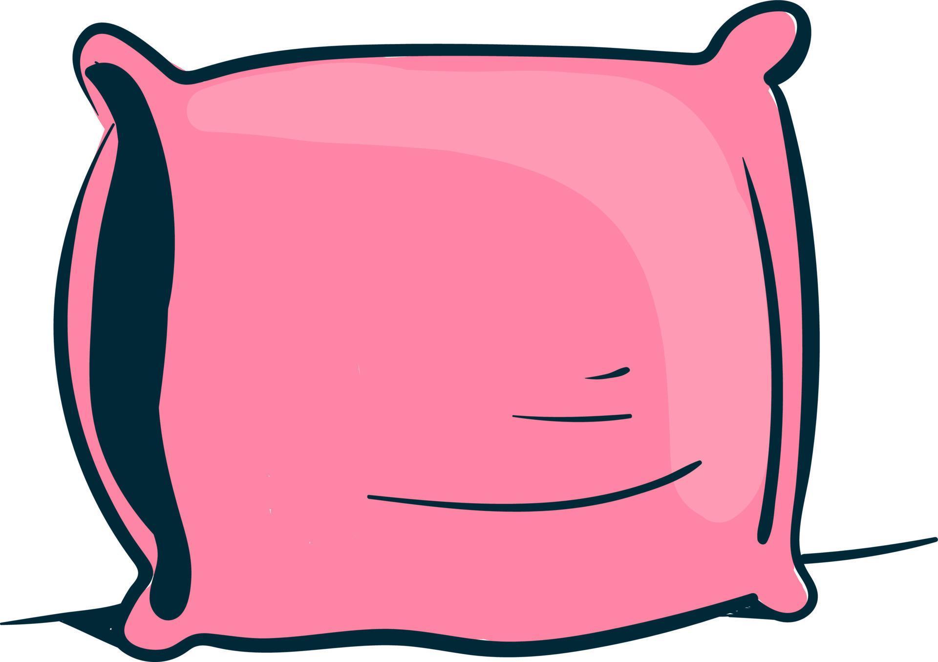 Pillow drawing, illustration, vector on white background. 13818404