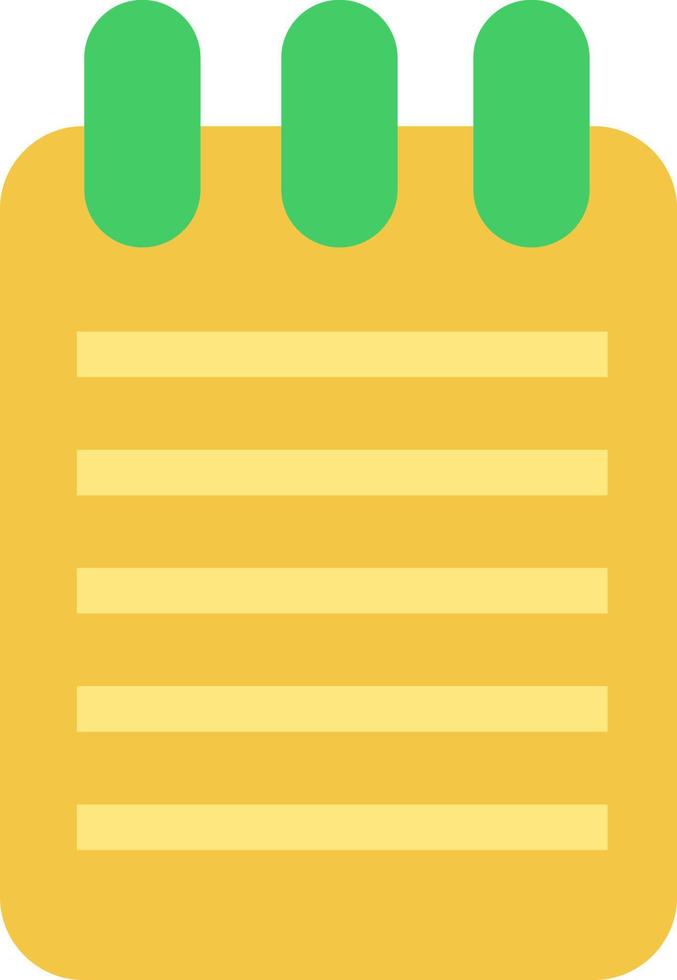 Workplace notebook, illustration, vector on a white background.