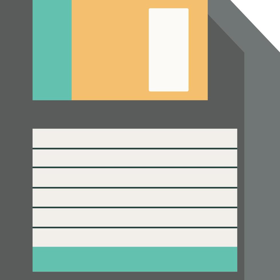 A floppy disc, vector or color illustration.