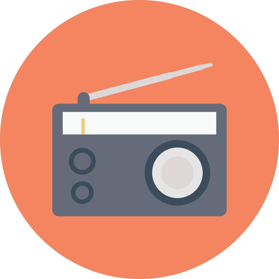 radio vector illustration on a background.Premium quality symbols.vector icons for concept and graphic design.