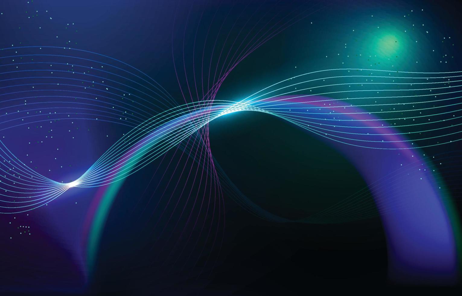 Line Wave Background vector