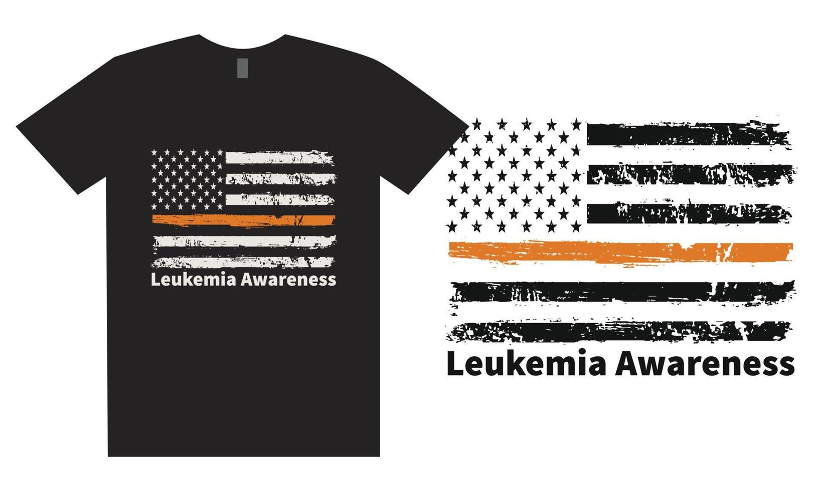 Leukemia Awareness T Shirt Design vector