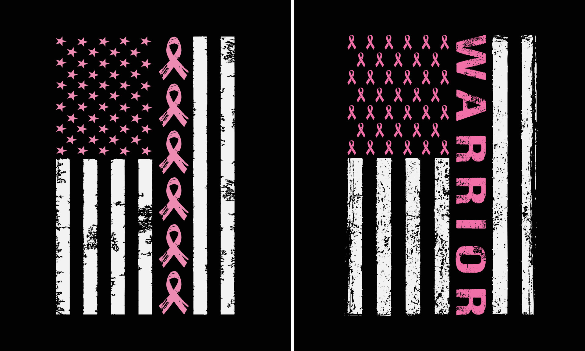 American Flag Breast Cancer Warrior Design 13820019 Vector Art at Vecteezy