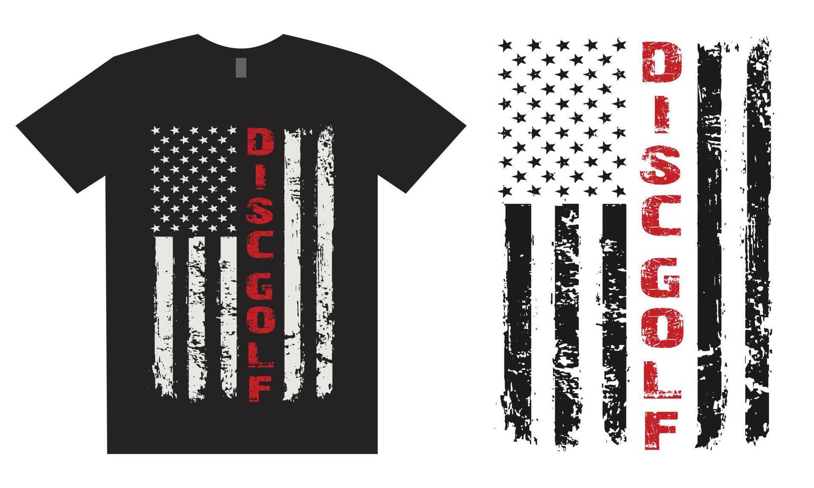 Disc Golf T Shirt Design vector