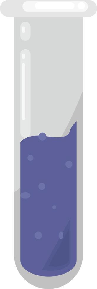 test tube, illustration, vector on white background.