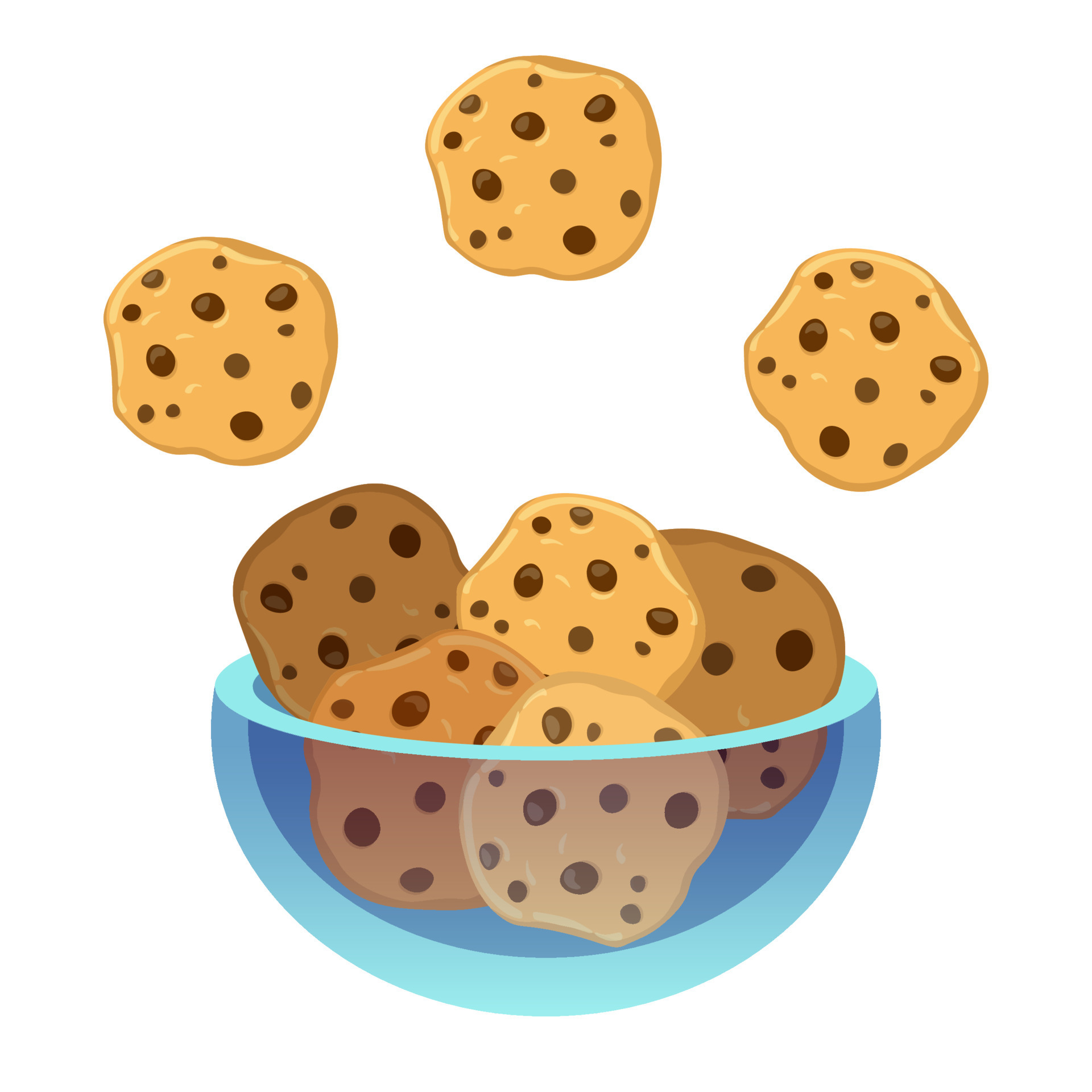 chocolate-chip-cookie-plate-delicious-cookies-clear-glass-plate