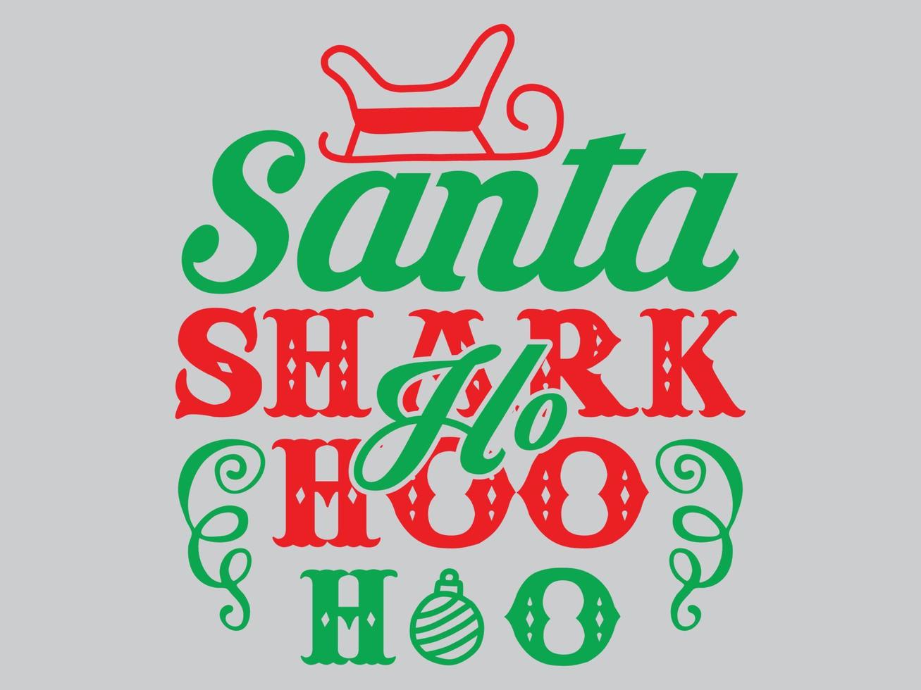 Christmas T-Shirt Design File vector
