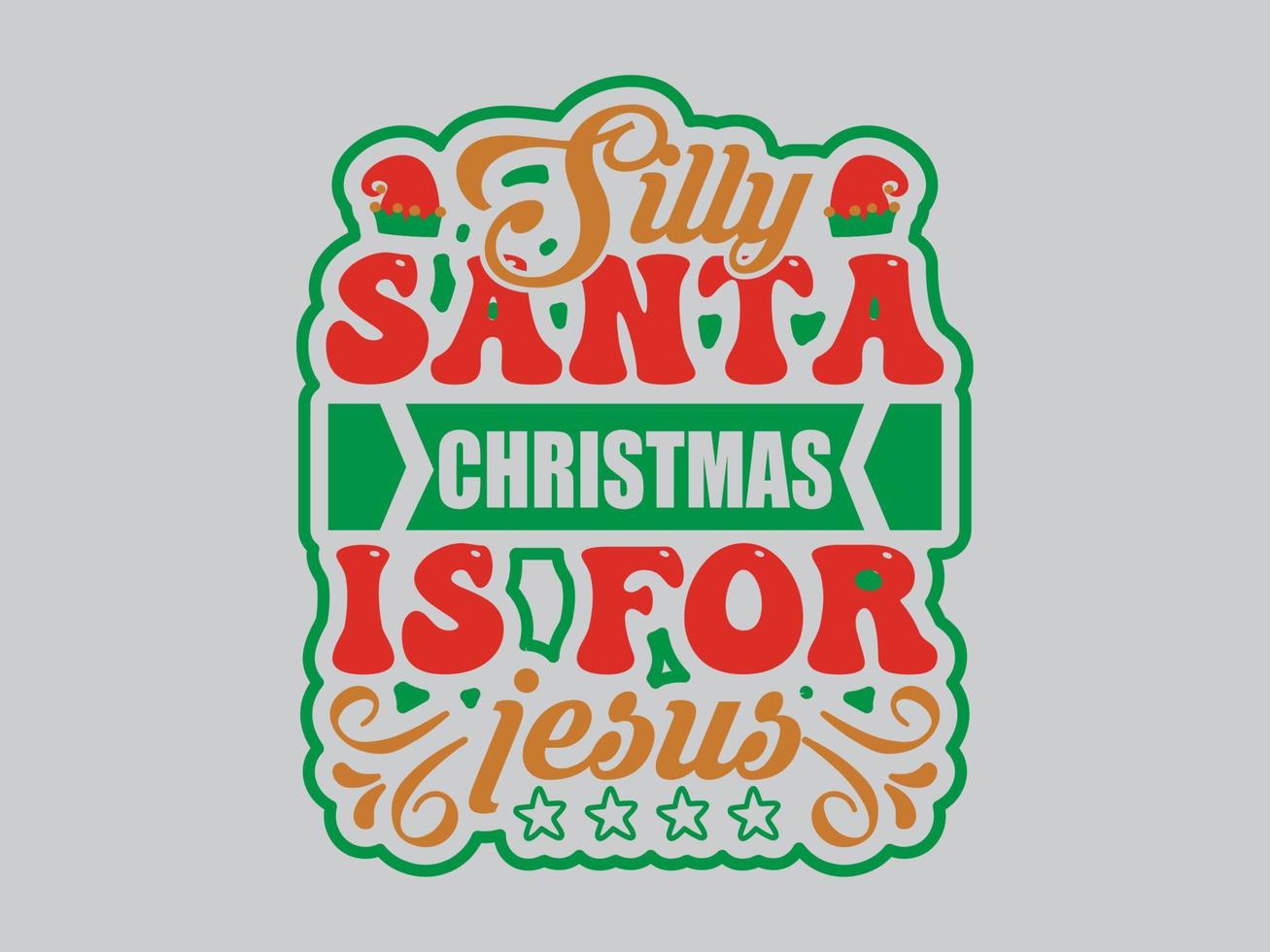 Christmas T-Shirt Design File vector