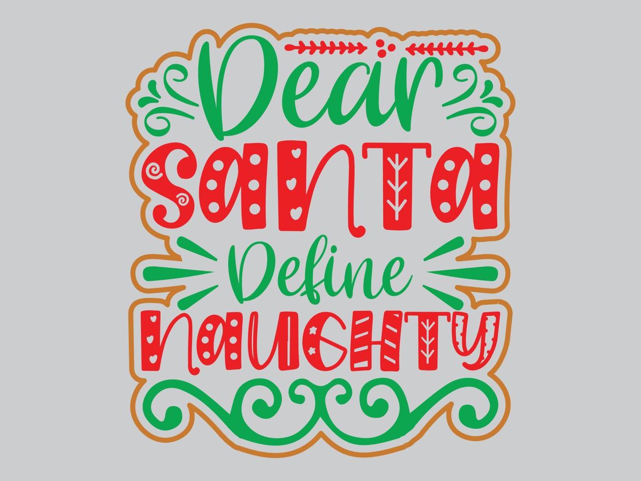 Christmas T Shirt Design File vector