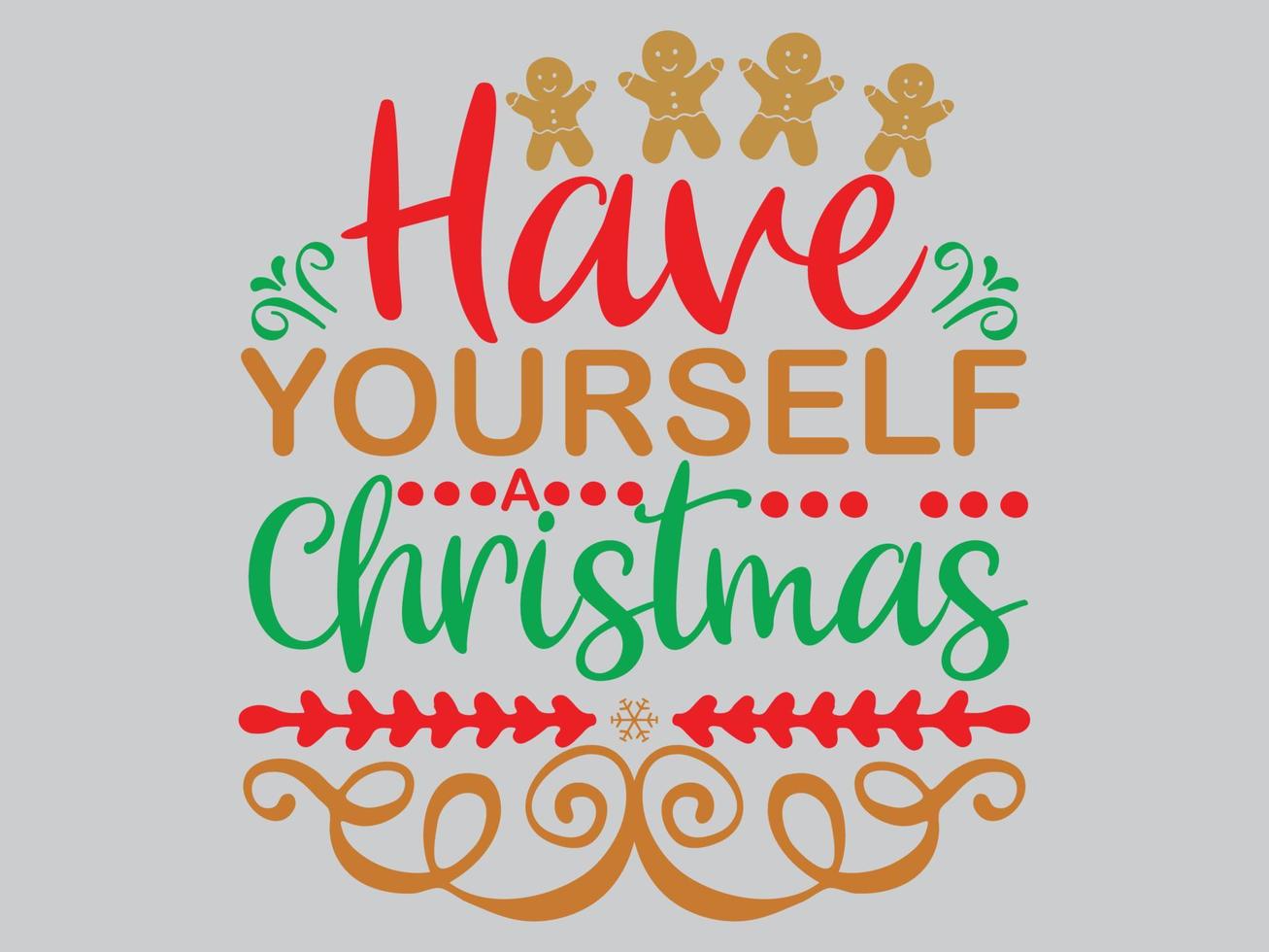 Christmas T Shirt Design File vector