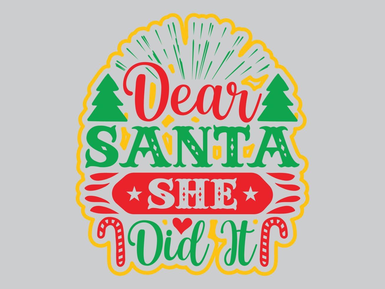 Christmas T Shirt Design File vector