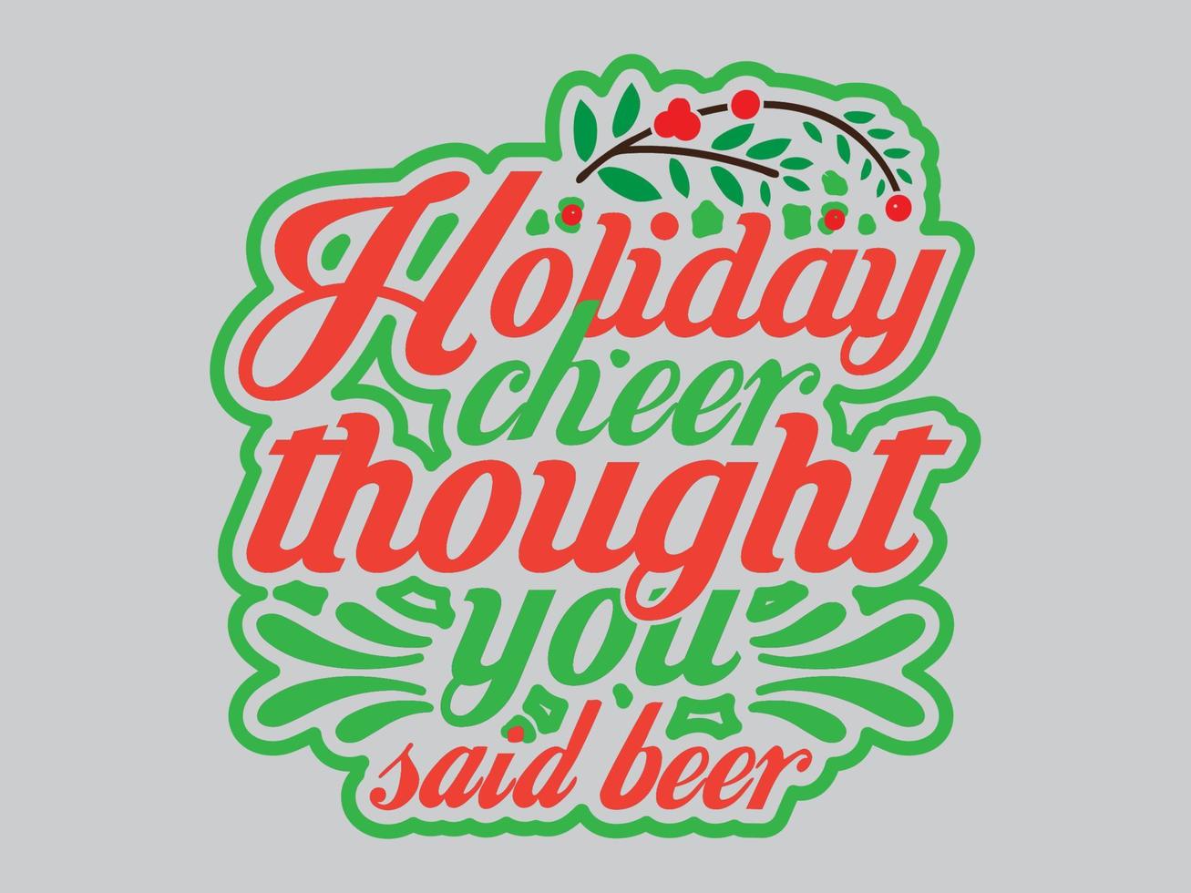 Christmas T Shirt Design File vector