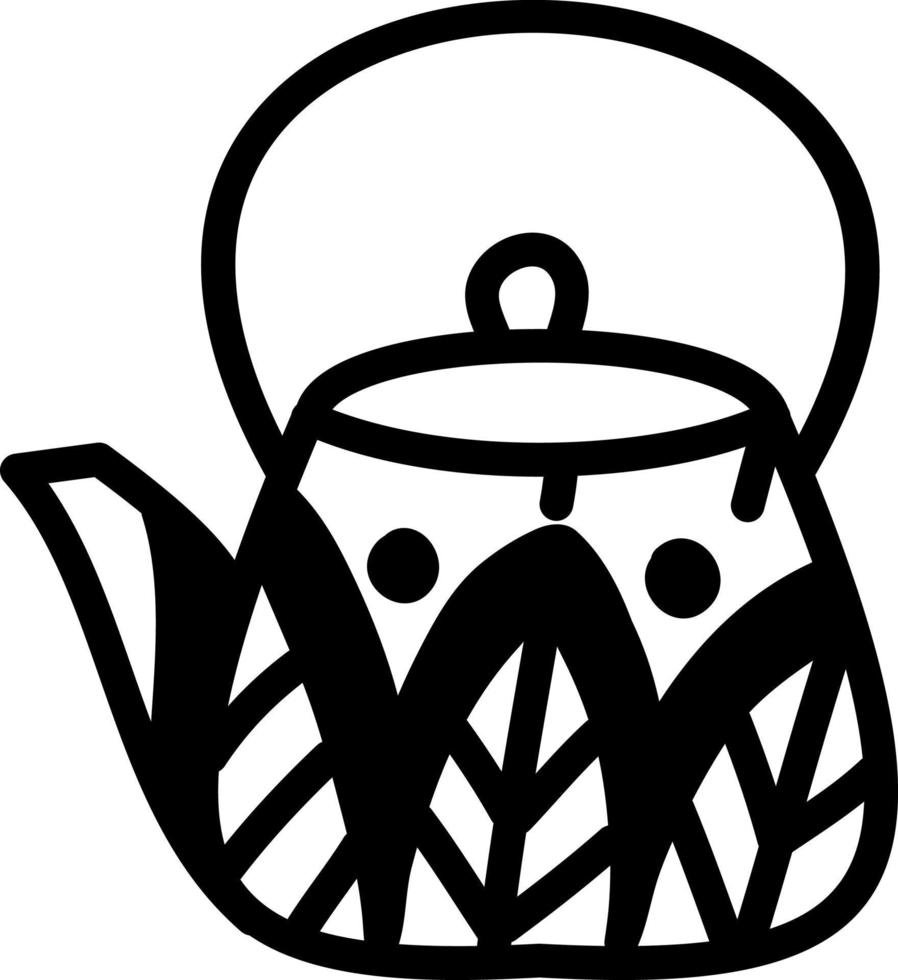 Domestic teapot, illustration, vector on a white background. 13820945