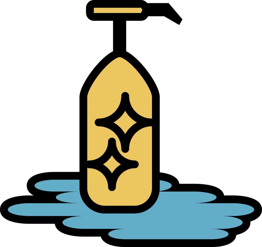 Liquid soap, illustration, vector, on a white background. vector