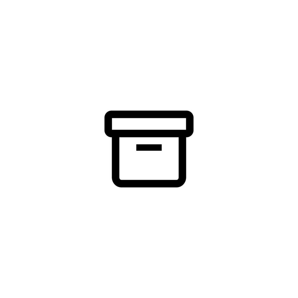 Archive Icon Simple Vector Perfect Illustration