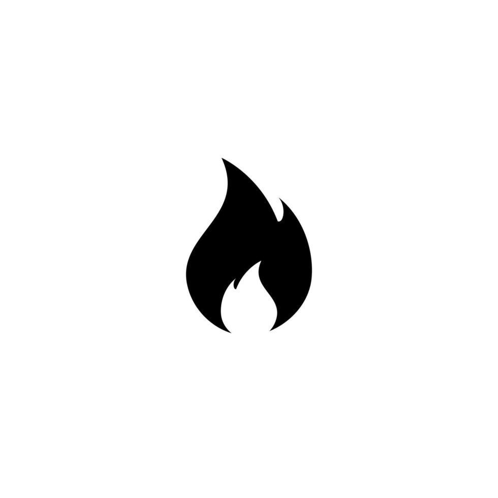 Fire Icon Simple Vector Perfect Illustration