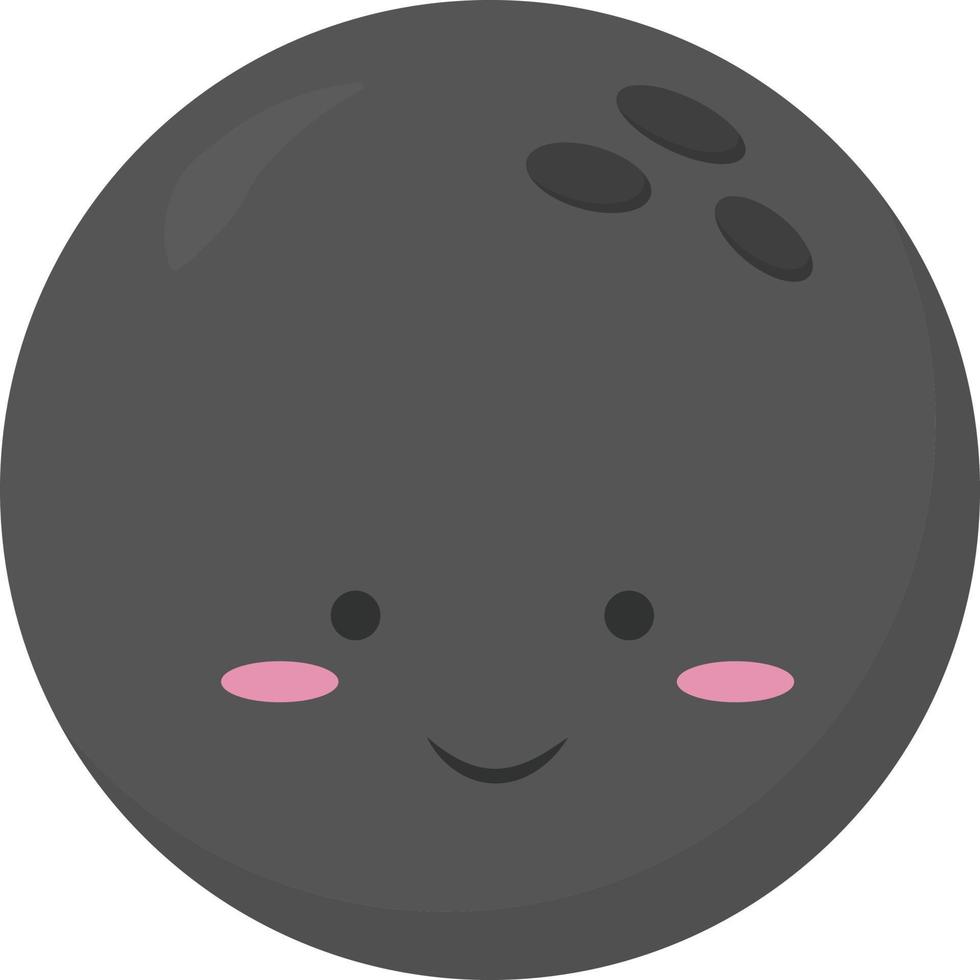 Bowling ball, illustration, vector on white background