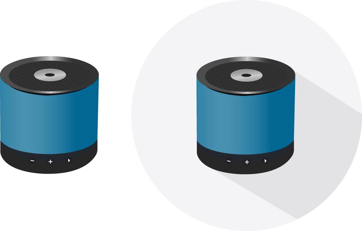 Bluetooth speakers ,illustration, vector on white background.