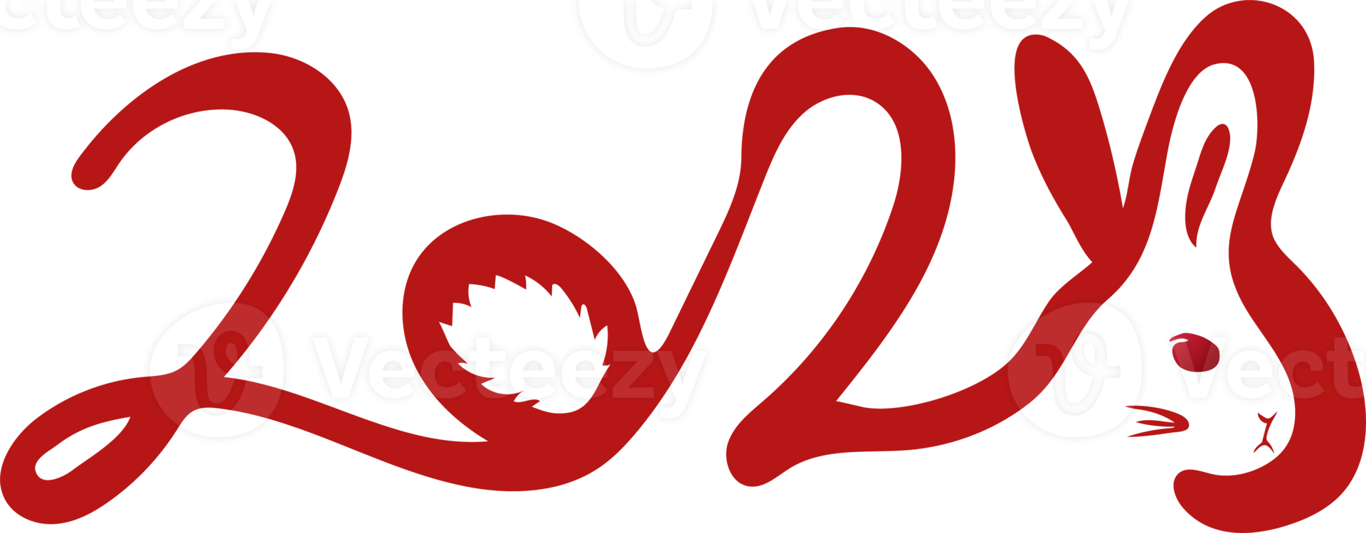 2023 Number Design Template. New Year Icon png