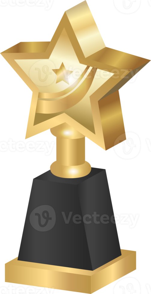 gold trophy icon png