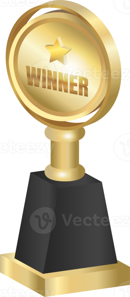 gold trophy icon png