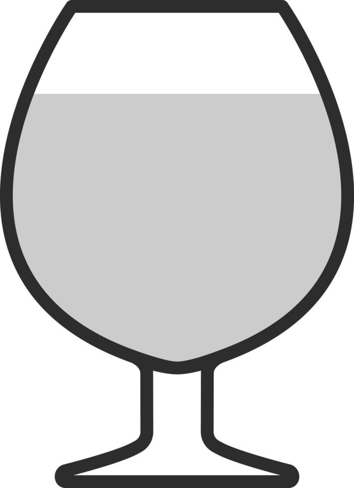 vaso de cóctel de piña colada, ilustración, sobre un fondo blanco. vector