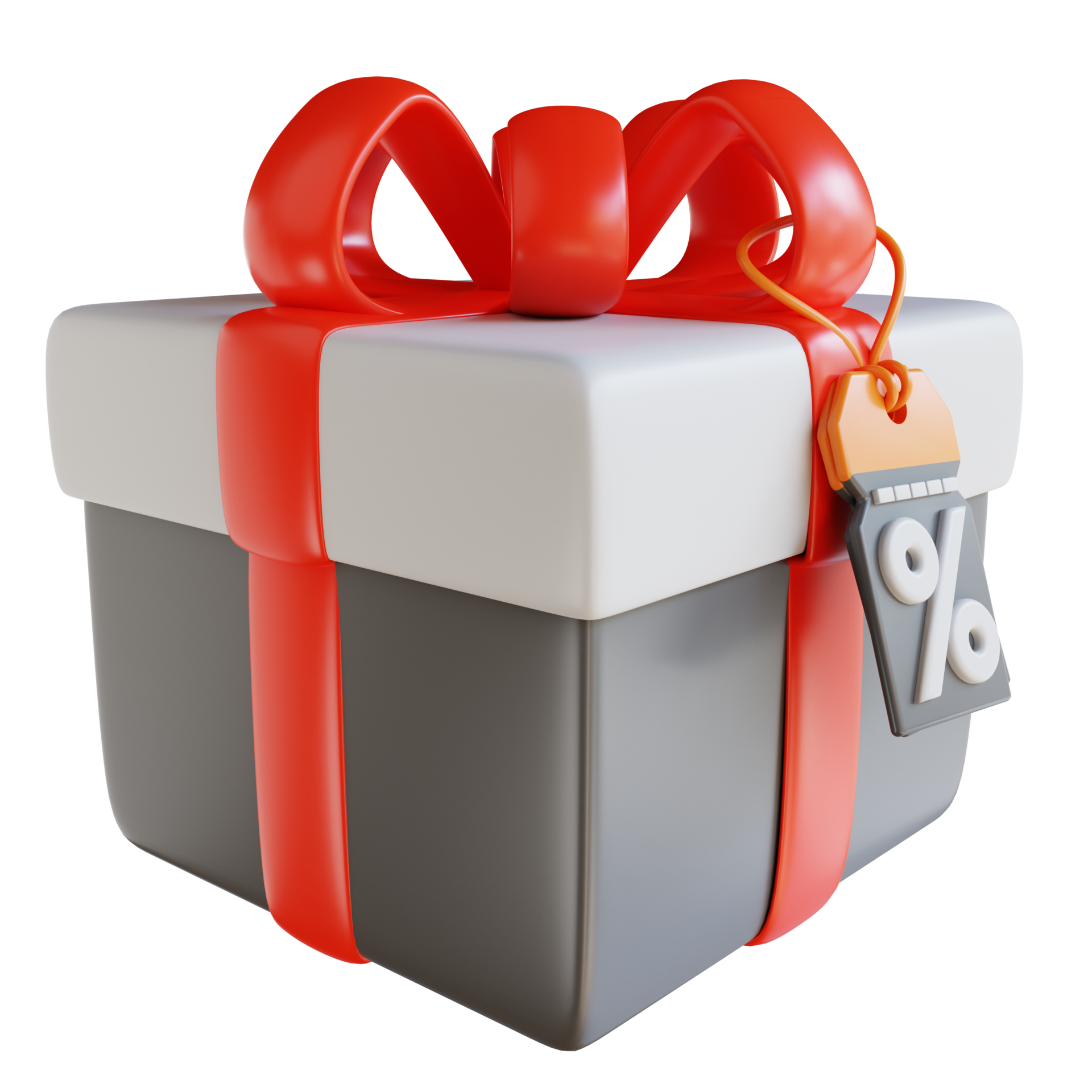 3D Illustration gift box discount voucher 13822232 PNG