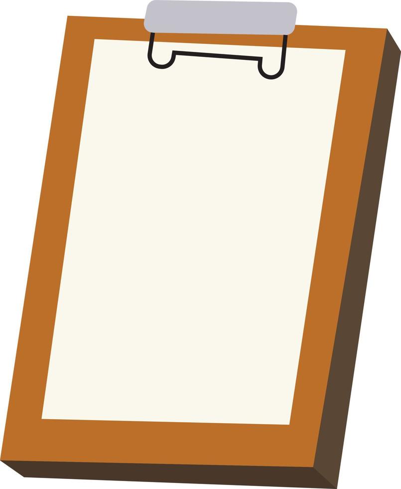 Board for notes, illustration, vector on white background.