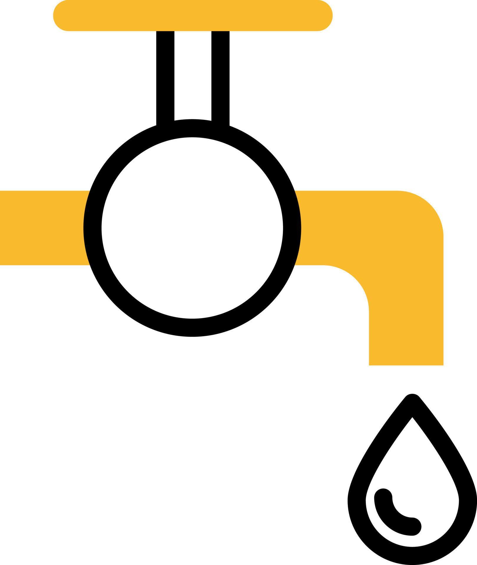 Water payment, illustration, vector on a white background. 13822411