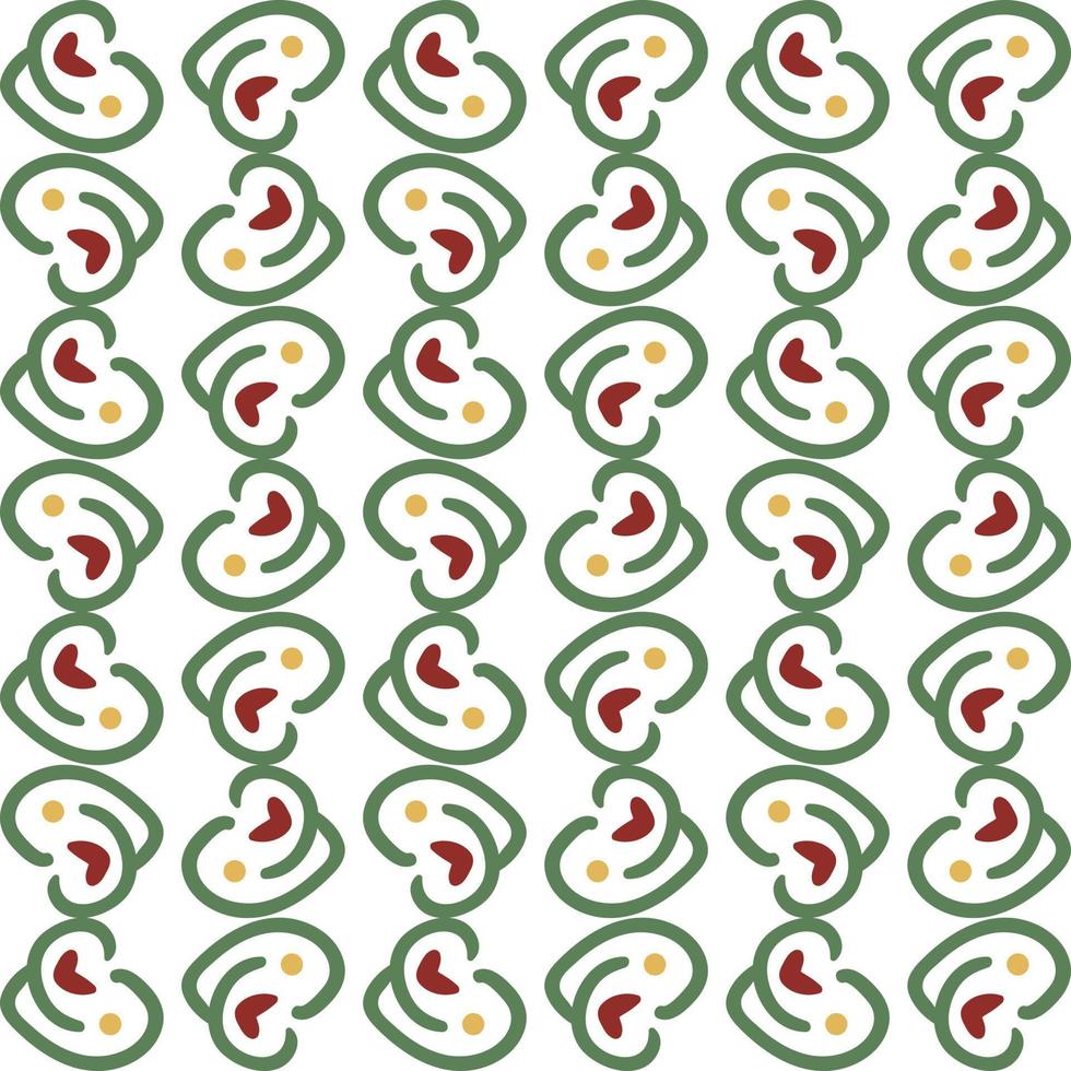 pattern design with abstract ornament motif vector