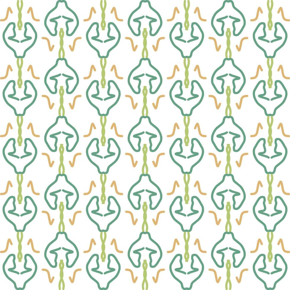 pattern design with abstract ornament motif vector