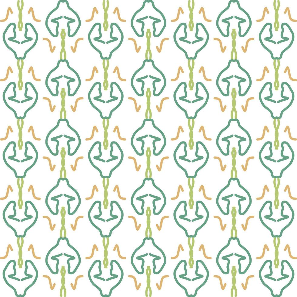 pattern design with abstract ornament motif vector