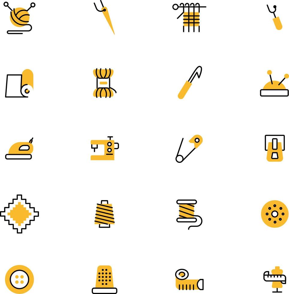 Fabric making, illustration, vector on a white background.