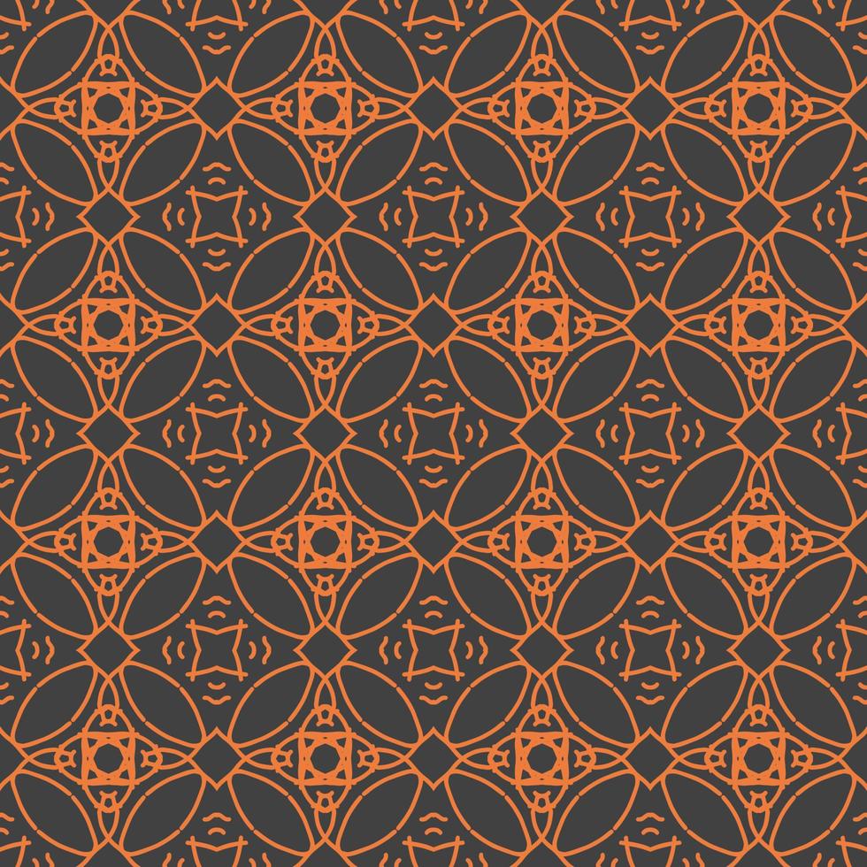 pattern design with abstract ornament motif vector