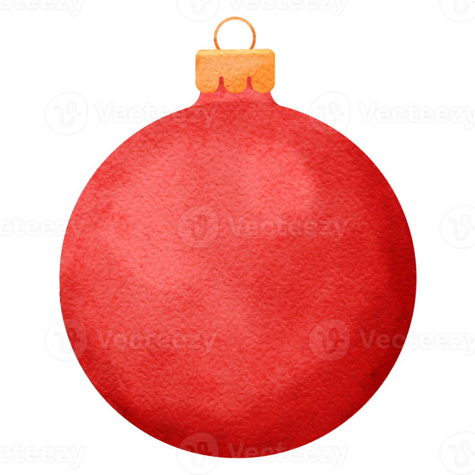 rosso palla Natale ornamenti png