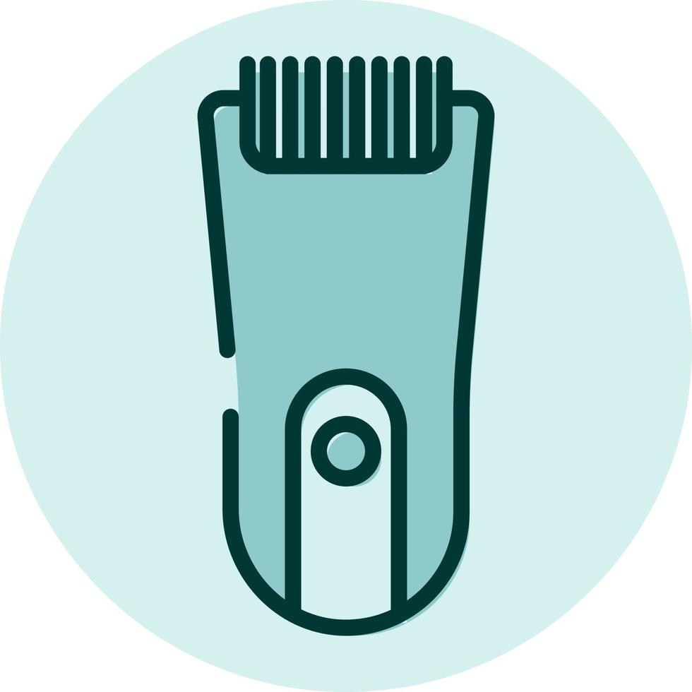 Beauty hair razor, illustration, vector on a white background.